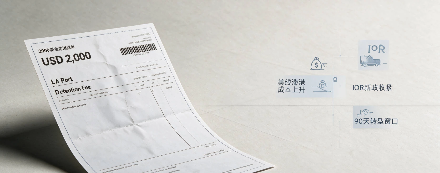 一张 2000 美金滞港账单看懂现状：美线IOR新政收紧，跨境卖家正在经历无声大洗牌